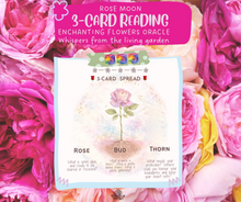 Load image into Gallery viewer, Enchanting Flowers Oracle 3-Card Reading - Spiritual Guidance