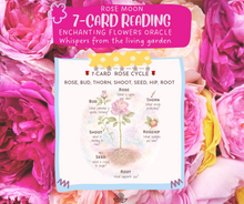 Load image into Gallery viewer, Enchanting Flowers Oracle 7-Card Reading - Spiritual Guidance