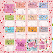 Load image into Gallery viewer, 2026 Hopes & Dreams Calendar – Magical A4 Wall Planner with Self-Care Prompts & Full Moon Dates