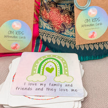 Load image into Gallery viewer, OMKIDS AFFIRMATION CARDS - Positive words for Happiness and Well Being