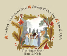 Load image into Gallery viewer, Meditation circle in Avebury with crystals, oracle cards and sacred scents  October 18 2026
