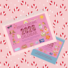 Load image into Gallery viewer, 2026 Hopes &amp; Dreams Flip-Top Desk Calendar – Magical Self-Care Monthly Planner &amp; Keepsake

